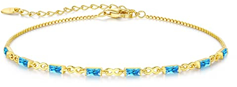 CDE Gold Armband Damen 925 Sterling Silber 14k Vergoldet Zirkonia Infinity Armbänder Damen Verstellbar Armkette Schmuck Muttertag Valentinstag Geburtstag Weihnachten Geschenke für Sie Frauen Mama