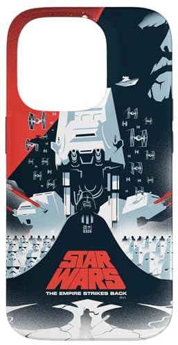 Star Wars The Empire Strikes Back Illustrated Movie Poster Case for iPhone 14 Pro