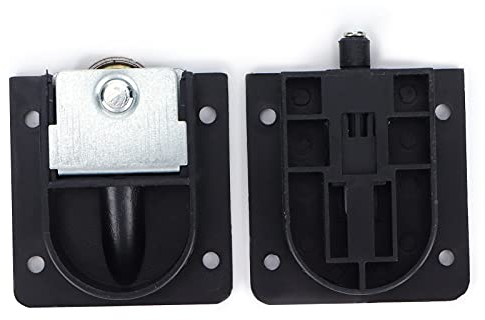 Schiebetürrolle Dämpfer Schiebetürrad Schwarz Kunststoff Riemenscheibe mit Lager Möbel Hardware Zubehör