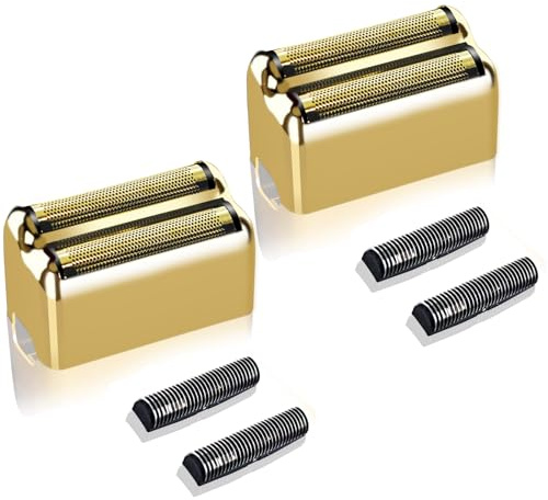 BESTBOMG Elektrorasierer Scherkopf Scherfolie Kompatibel mit BaByliss Pro Folienrasierer, Ersatzscherteil Kompatibel mit BaByliss Folienrasierer FXFS2G / FXFS2 Rasierer, 2 Stück