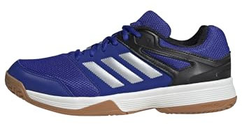 adidas Herren Speedcourt Mens Indoor Shoes Schuhe, Lucid Blue/Silver Metallic/Gum