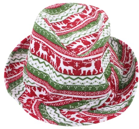 Cabilock Weihnachtlicher Festivalhut Lustiger Warmer Santa Hut Für Karneval Und Weihnachtsfeiern Für Erwachsene Bequem Und Für Winterliche Veranstaltungen