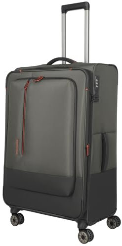 travelite Crosslite 5.0 4 W Trolley L, Oliv Uni Erwachsene, olivgrün, Large, Lässig