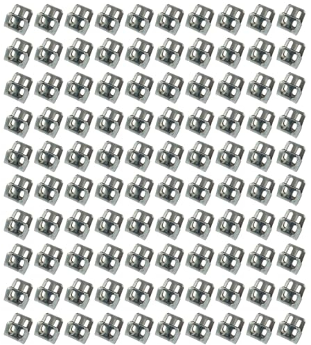 100 Stück Sofa Federklammern, 4 Löcher Universal Polstermöbel Sofa Federn Ersatz Clips für Sofa Stuhl Couch Bett