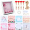 DODUOS Bilderrahmen zum Befüllen Klein, 8-in-1 3D Fotorahmen Shadow Box Frame, 22*22*4.5cm Weiß Bilderrahmen Tief zum Befüllen Hochzeit mit Glas, für Hochzeiten Geburtstage Blumen Tickets Souvenirs