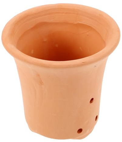 ANDRESLAD Maceta De Orquídeas Macetas De Árboles Macetas De Mesa Macetero De Terracota Macetero De Flores Maceta De Vivero De Flores Jardinera Macetas De Barro Macetas Altas Arcilla