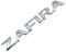 Auto Emblem Logo Aufkleber für Opel Zafira, Autoaufkleber Emblem Abziehbilder Emblem Auto Zubehör Tuning Sticker,Silver