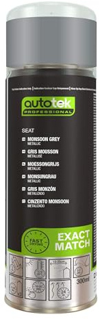 Autotek Professional Exact Match Car Spray Paint - SEAT Monsoon Grey Aerosol Spray 300ml