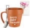Garden Gifts for Dad, Mug with Shovel Spoon, Dad Birthday Gifts, Unique Gardener Gift for Daddy, Fathers Day Presents from Daughter Son with Greeting Card