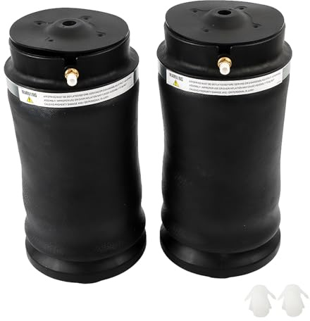 Apriciter 1 Pair Rear Air Suspension Spring Replacement for Mercedes Gl Gle Gls X166 X164 A1643200325