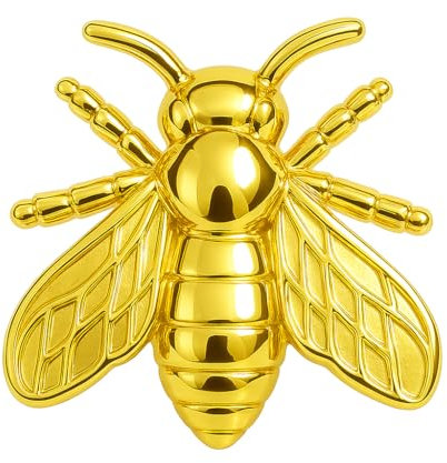 Broche Dorée Abeille | Pins Fantaisie Femme pour Vêtement Décolleté | Broche Coccinelle Femme, Papillon, Libellule, Insecte, Fleur | Pin's Bijoux Élégant Mode | Abeille Pins Original