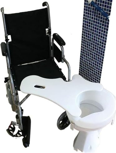 Transferbrett, Toilette Spezial Kunststoff Slide Board mit Griffen, für den Transfer zu Rollstuhl, Stuhl, Bett, Toilette, Auto für Patienten, ältere Menschen, Behinderte Slide Assist Device, Max Benut