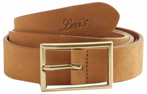 Levi's Damen Rectangle Buckle Belt Bovine Leather Belt (1er Pack)