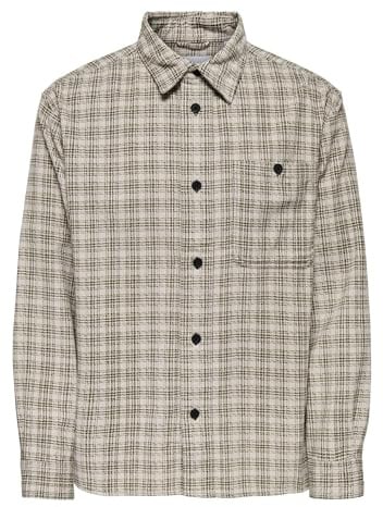 Only & Sons Men's Onswaleed Corduroy Overshirt 0345 Noos Onswaleed Corduroy Overshirt 0345 Noos (Pack of 1)