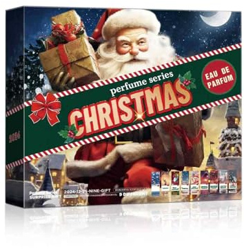 Parfum Adventskalender 2025, Adventskalender 2025 Frauen Parfüm, 9x Eau de Parfüm Düfte, Mini Parfüm Adventskalender Damen Set vor Weihnachten 2025, 9 Teiliges Duftset für Frauen vor Weihnachten