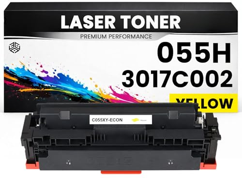Toner Cartridge 055H Yellow / 3017C002 Gelb für Canon kompatibel Premium NEU imageCLASS MF742Cdw/744Cdw/746Cx/746Cdw/745CDW/741CDW/743Cdw MF744Cdw