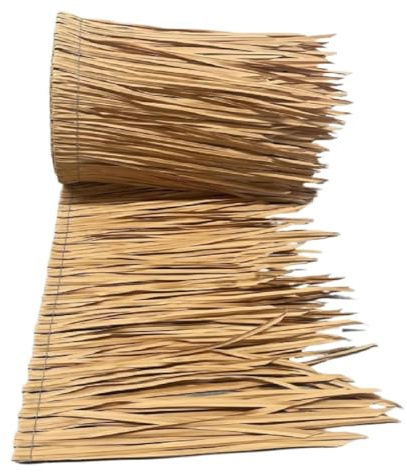 Coperture in paglia sintetica, Rotoli di paglia palma artificiale for decorazioni esterne, confezioni da 1 a 20 pezzi(20 PCS)