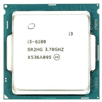 I3 6100 3.7GHz 3M Cache Dual-Core 51W CPU SR2HG Socket LGA 1151 Desktop Processor