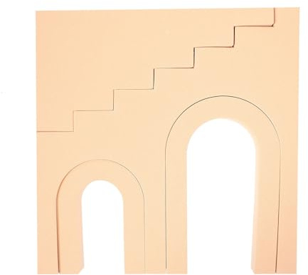 SWETRACE 4 Stück Fotorequisiten aus Schaumstoff Beige 3D Deko für Schmuck und Uhren Kompakt und Einfach zu Montieren für Professionelle Fotografie