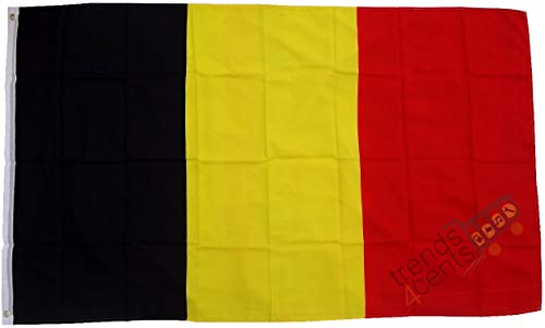 trends4cents Drapeau de la Belgique en tôle 250 x 150 cm Très résistant aux déchirures 100 g/m2, très résistant