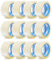 gws Paketklebeband 12 Rollen farblos Geräuscharmes Universalklebeband zum Verpacken von Paketen - Hohe Klebekraft - Profi-Qualität 66 m Länge 50 mm Breite