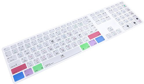MMDW Logic Pro X - Funda protectora para teclado de Apple iMac G6, teclado de aluminio con cable MB110B/B (A1243)
