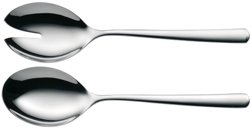WMF Boston Salatbesteck Edelstahl 23,7 cm, Salatgabel, Servierlöffel, Cromargan Edelstahl poliert, glänzend, spülmaschinenfest