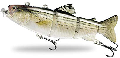 ods lure Robotic Schwimmköder USB wiederaufladbar Fischköder mit LED Licht Elektrischer Angelköder mit 4 Gelenke (363)