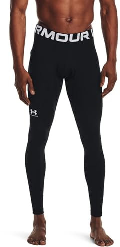 Under Armour UA CG Armour Leggings - Leggings - Bottoms - Black/White - Size: SM