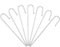 Winfaith 50 Picchetti Ferma Tubo Irrigazione in Acciaio H150 x L20(Interno) x D3 mm Terreno Duro - Made in Italy EN 10204 3.1 Zincato a Caldo - Antiruggine Giardino Erba Sintetica Ancoraggio