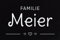 Personalisierte Fußmatte | Fußmatte Familie personalisiert | Fußmatte für Paare & Familien | Heimathafen | Herzdesign (Familie #4)