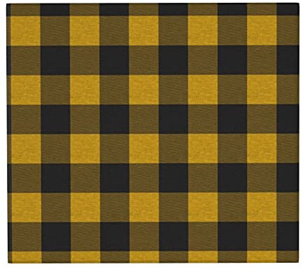 Abtropfmatten, goldgelb und schwarz House Check Buffalo Plaid absorbierende Abtropfmatte Spüle Matte Pad 41X46 cm
