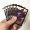 Four leaves Kartenhüllen - 60 Stück pro Set, Black Lotus, Matt Scrub, Bunte Rückseite, MTG Kartenhüllen, Schutz für TCG CCG OCG MTG Brettspielkarten (Black)