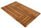 Utoplike Grand Tapis de Bain en Bois de Teck pour Salle de Bain, Sol en Bois antidérapant Robuste pour Douche intérieure, Spa, Maison ou extérieur