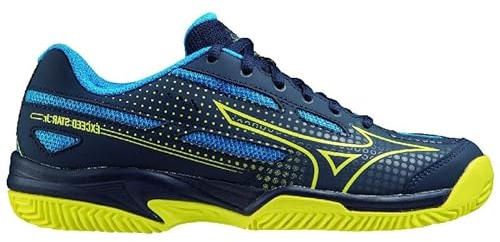 Mizuno Unisex Exceed Star Jr. CC Tennis, Dblue Bolt2nen Closonne, 40 EU