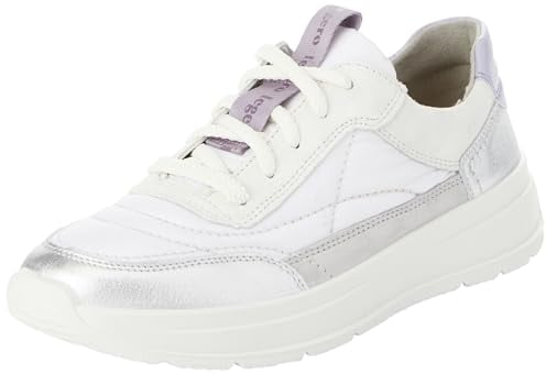 Legero Damen Sprinter Sneaker, Weiß 1000, 39 EU