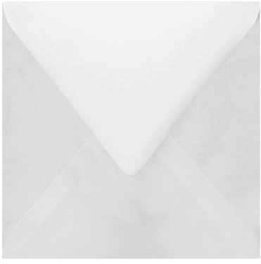 Netuno 100 Briefumschläge Weiß quadratisch 15,5 x 15,5 cm 100g quadratische Umschläge nassklebend ohne Fenster weiße Briefkuverts Briefhüllen Papier Weiß Geschäfts-Briefumschläge