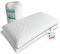 VALENTIA MEDICAL Pack 2 Almohada Viscoelástica 75cm - Núcleo con Funda Supersuave Lavable + Funda Interior - Optima Firmeza y Máximo Confort - Antiácaros - Adaptable al Cuello - Suaves y Ergonómicas