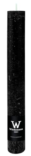 Wiedemann Kerzen Durchgefärbte Stabkerzen Schwarz 250 x Ø 35 mm, 1 Stück