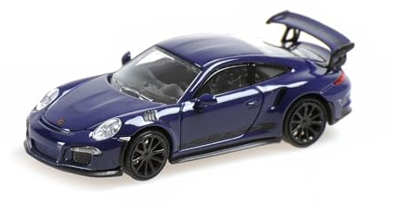 Minichamps 870063228 - Porsch. 911 GT3 RS Ultraviolet with Stripes 2015 - maßstab 1/87 - Modellauto