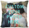 Fadaing Personalisierte Kissen mit Foto, Foto Kissen mit Bild, Kissenbezug mit eigenem Foto und Text, fotokissen mit eigenem 40x40 kein Füllstoff (80 x 80 cm,1)