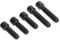 Pwshymi M4 3Pcs 13.5 2Pcs 20mm Derailleur Screws, Rustproof Front and Rear Derailleur Limit Screw for Mountain Bike (Black)