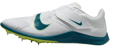 Unisex Zoom Rival Jump (100 - White/Bright Spruce-Barley Green-Volt), White/Barely Green/Volt/Bright Spruce, 2.5