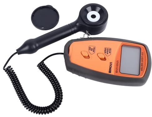 340B UV-Strahlungstestmessgerät für Genaue UVA- und UVB-Messung – Ideal für Sonnenschutztests und Hautsicherheit – Tragbarer UV-Lichtdetektor