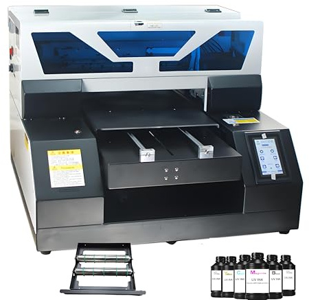 PEIXU Impresora Multifuncion Laser Color A3 UV Impresora de Botellas Impresora Ultravioleta Automática A3UV19 Impresoras de Tabletas,Resolución 2880x1440 dpi,para Madera/Vidrio/PVC,con Tinta