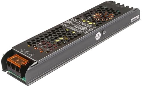 Trafo LED Transformator, 250W 12V 20.8A Netzteil, extra dünn, Treiber mit konstanter Spannung für LED Streifen, Niedervolttrafo, Schaltnetzteil für Lampen, SLIM IP20 208x49x23mm (12V, 250, Watt)