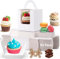 Individual Cupcake Boxes,50PCS Single Cupcake Boxes Individual with Window Cupcake Holders White Bakery Cupcake Box for Birthdays Party, Weddings, Bridal Showers,Church Bakery Party (White 50pcs)