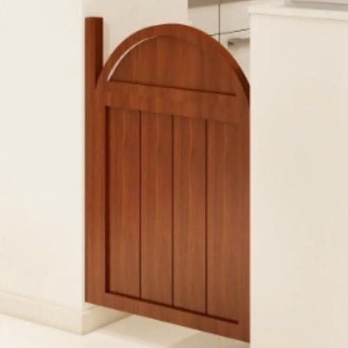 Porte battante incurvée marron rétro pour bar, séparation ou clôture – Style western Cowboy Doo