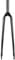 Sirxlevcy Full Carbon Fiber Road Bike Front Fork Straight Tube Black Bicycle Fork 25.4 Road Front Fork Retro Bicycle Front Fork