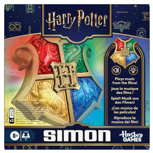 Simon Harry Potter Edition - elektronisches Hogwarts Handheld-Merkspiel für Kinder - Lichter und Geräusche - offiziell lizenziert - 1 oder mehr Spieler - ab 8 Jahren